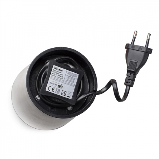 Tristar Coffee grinder | KM-2270 | 150 W | Coffee beans capacity 70 g | Number of cups 10 pc(s) | Stainless steel