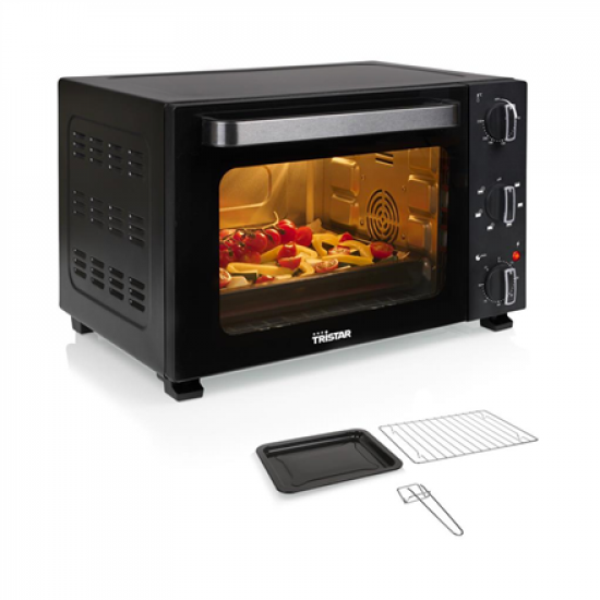 Tristar OV-3627 Convection oven, 27 L, 1500 W, Black