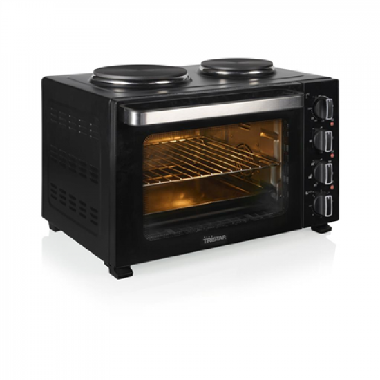 Tristar Convection Oven with 2 Hot Plates | OV-3670 | 35 L | 3200 W | Black