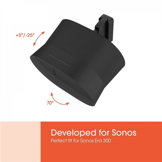 Vogels Speaker Wall Mount for Sonos Era 300 (black)