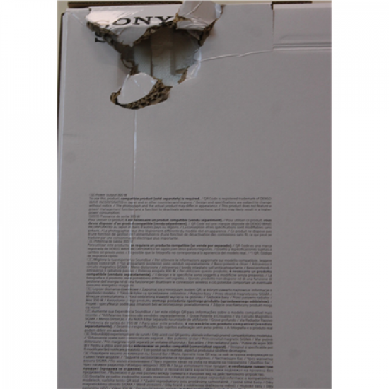 SALE OUT. Sony SA-SW5 Wireless 300W Subwoofer for HT-A9/A7000 | Sony Speaker | Subwoofer for HT-A9/A7000 | DAMAGED PACKAGING | 300 W | Black | 2 Ω | Portable | Wireless connection