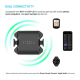 Fixed | Cadence/Speed Sensor Spin | Bluetooth | Black