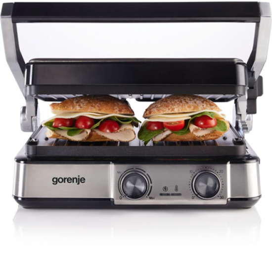 Gorenje GCG2000MT Multifunctional Grill, Fixed plates, Black | Gorenje