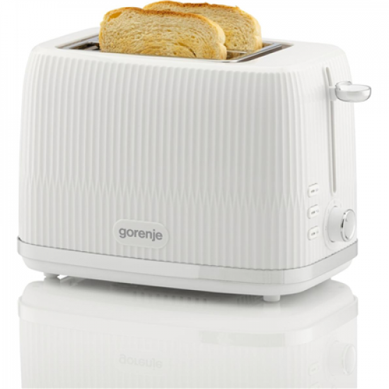 Gorenje T850DPW Toaster, Power 850 W, 2 slots, White | Gorenje