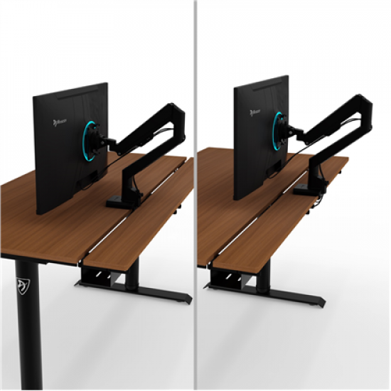 Arozzi Electric Standing Desk | Arena Nordico | Walnut