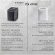 Caso Ice Cube Maker | Clear Ice Advanced | Power 130 W | Capacity 1.5 L | Matt Black