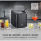 Caso Ice Cube Maker | Clear Ice Advanced | Power 130 W | Capacity 1.5 L | Matt Black