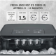 Caso Ice Cube Maker | Clear Ice Advanced | Power 130 W | Capacity 1.5 L | Matt Black