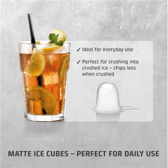 Caso Ice Cube Maker | Clear Ice Advanced | Power 130 W | Capacity 1.5 L | Matt Black