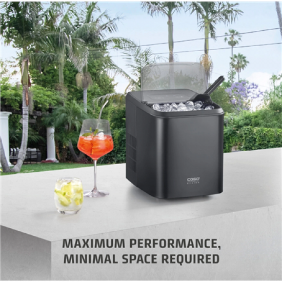 Caso Ice Cube Maker | Clear Ice Advanced | Power 130 W | Capacity 1.5 L | Matt Black