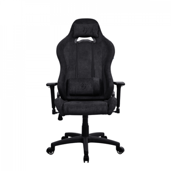 Arozzi Metal/Reinforced nylon | Gaming Chair | Torretta Soft Fabric | Pure Black