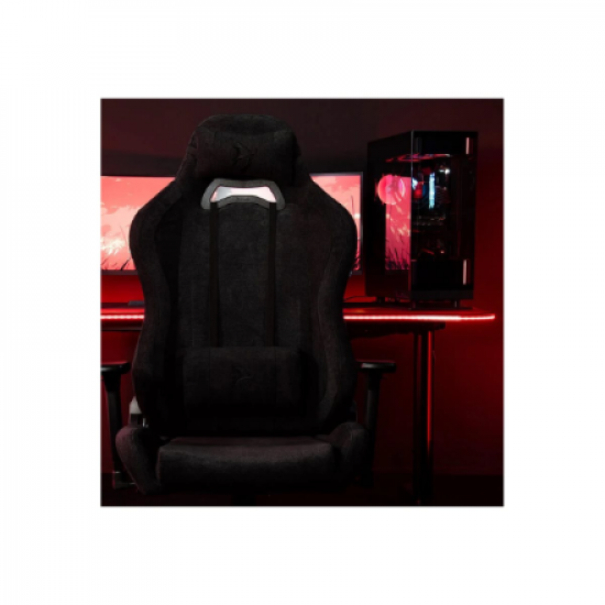 Arozzi Metal/Reinforced nylon | Gaming Chair | Torretta Soft Fabric | Pure Black
