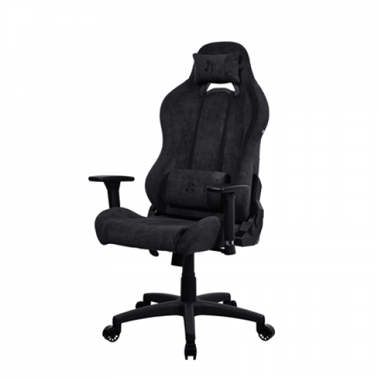 Arozzi Metal/Reinforced nylon | Gaming Chair | Torretta Soft Fabric | Pure Black