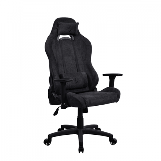 Arozzi Metal/Reinforced nylon | Gaming Chair | Torretta Soft Fabric | Pure Black