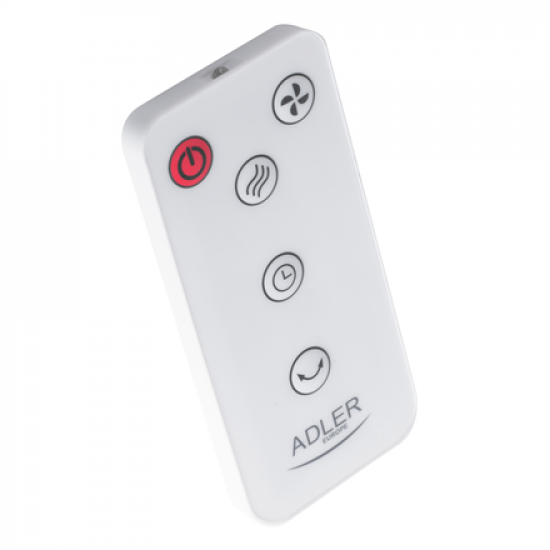 Adler Bladeless Fan | AD 7344 | Tower Fan | White | Diameter 23 cm | Number of speeds 3 | Oscillation | 60 W | Remote control
