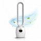 Adler Bladeless Fan | AD 7344 | Tower Fan | White | Diameter 23 cm | Number of speeds 3 | Oscillation | 60 W | Remote control