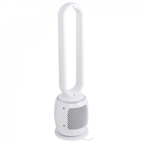 Adler Bladeless Fan | AD 7344 | Tower Fan | White | Diameter 23 cm | Number of speeds 3 | Oscillation | 60 W | Remote control