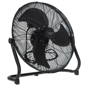 Adler Fan | AD 7334 | Velocity fan | Black | Diameter 45 cm | Number of speeds 3 | Oscillation | 110 W