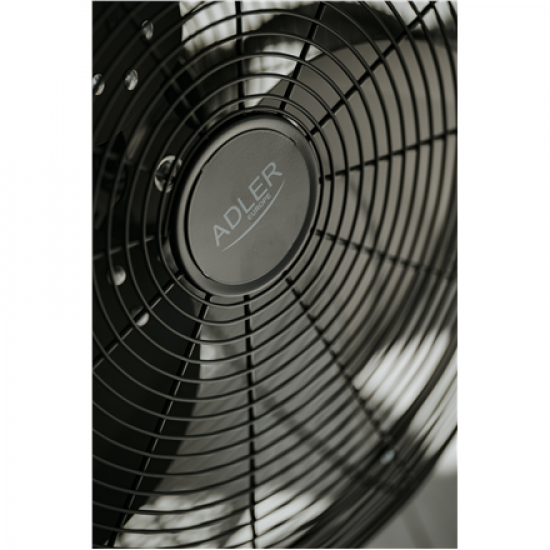 Adler Fan | AD 7334 | Velocity fan | Black | Diameter 45 cm | Number of speeds 3 | Oscillation | 110 W