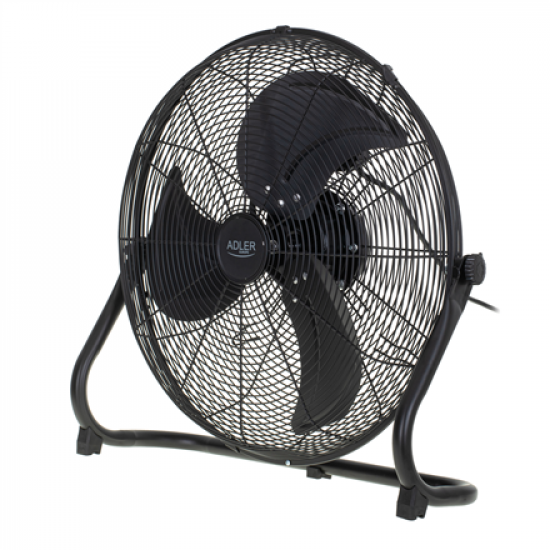 Adler Fan | AD 7334 | Velocity fan | Black | Diameter 45 cm | Number of speeds 3 | Oscillation | 110 W