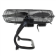 Adler Fan | AD 7334 | Velocity fan | Black | Diameter 45 cm | Number of speeds 3 | Oscillation | 110 W