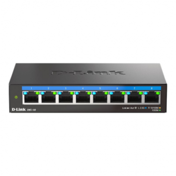 D-LINK DMS-108/E 8-Port 2.5G Multi-Gigabit Desktop Switch | D-Link