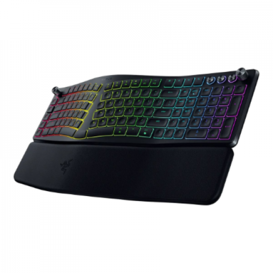 Razer Pro Type Ergo  Wireless Split Ergonomic RGB Keyboard,US Layout