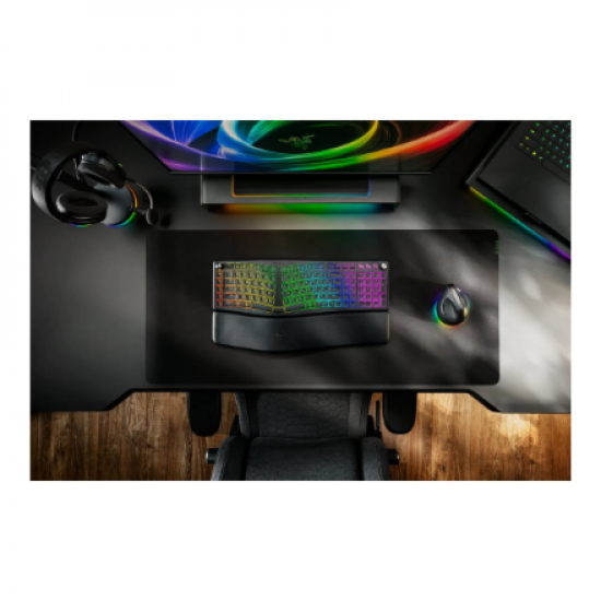 Razer Pro Type Ergo  Wireless Split Ergonomic RGB Keyboard,US Layout