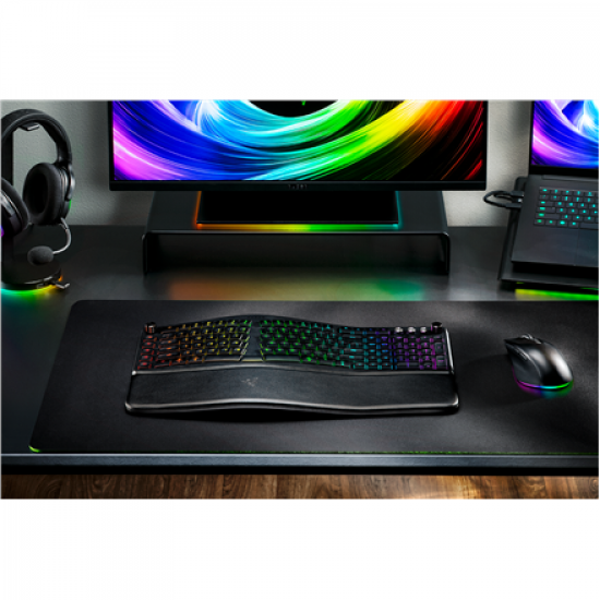 Razer Pro Type Ergo  Wireless Split Ergonomic RGB Keyboard,US Layout