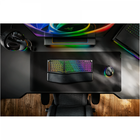 Razer Pro Type Ergo  Wireless Split Ergonomic RGB Keyboard,US Layout