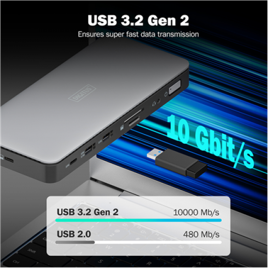 DIGITUS USB-C docking station, 11-port | Digitus