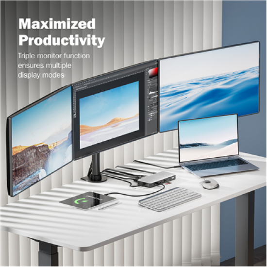 DIGITUS USB-C docking station, 11-port | Digitus