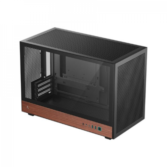 Deepcool Case | CH260 Wood | Black | Micro Tower