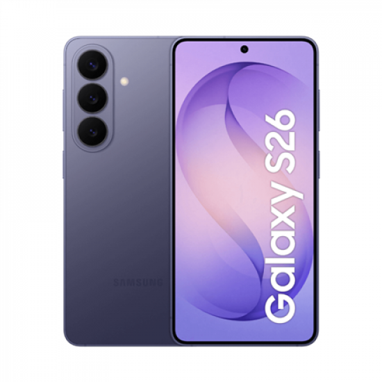 Samsung Galaxy S26 (S942) (Cobalt Violet) DS 6.3“ Dynamic LTPO AMOLED 2X 1080x2340,4.74GHz&&6.62GHz,512GB,12GB RAM,Android 16,WiFi,5G