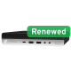 HP Renewed Grade B | ProDesk 600 G5 DM | Intel Core i3 | i3-9100T | 8 GB | NVMe | 128 GB | Intel UHD Graphics 630 | Windows 11 Home