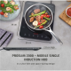 Caso ProSlim 2000 2236 Mobile single induction hob, Glass, Sensor-touch, Black