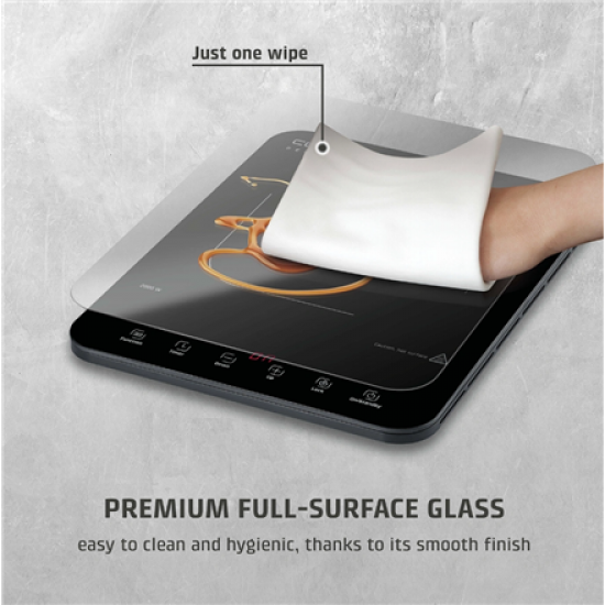 Caso ProSlim 2000 2236 Mobile single induction hob, Glass, Sensor-touch, Black