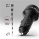 AXAGON PWC-PQ48 Car charger 48W, USB-A + USB-C, PD3.0/PPS/QC4+/SFC, Black