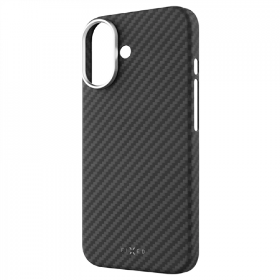 Fixed Back cover | Apple | iPhone 17 | Aramid fibers | Black | MagVelar with MagSafe