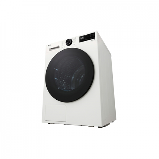 LG RHX5009TWB Dryer Machine with Heat pump, B, Front loading, 9 kg, LED, Depth 66 cm, White