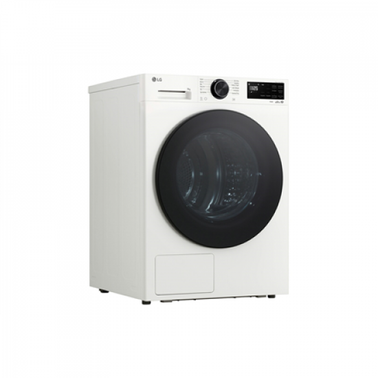 LG RHX5009TWB Dryer Machine with Heat pump, B, Front loading, 9 kg, LED, Depth 66 cm, White