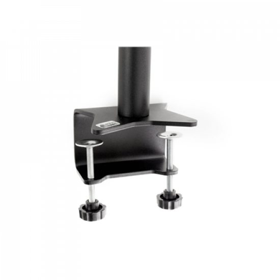 EDBAK SV11 desk mount for three 19 “-27” monitors, curved | EDBAK