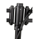EDBAK SV11 desk mount for three 19 “-27” monitors, curved | EDBAK