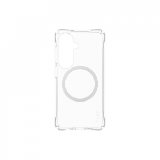 CARE by PanzerGlass Samba Case Transparent w. White Qi Samsung New Galaxy S26 | PanzerGlass