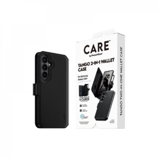 CARE by PanzerGlass Tango 2-in-1 Wallet Case w. Qi Samsung New Galaxy S26 Plus | PanzerGlass