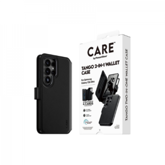 CARE by PanzerGlass Tango 2-in-1 Wallet Case w. Qi Samsung New Galaxy S26 Ultra | PanzerGlass