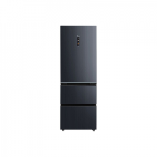 Midea Refrigerator | MDRB542BIE70 | Energy efficiency class Class E | Free standing | Height 191 cm | Combi | No Frost system | Fridge net capacity 257 L | Freezer net capacity 135 L | Display | 38 dB | Grey