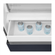 Midea Refrigerator | MDRB542BIE70 | Energy efficiency class Class E | Free standing | Height 191 cm | Combi | No Frost system | Fridge net capacity 257 L | Freezer net capacity 135 L | Display | 38 dB | Grey