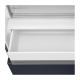 Midea Refrigerator | MDRB542BIE70 | Energy efficiency class Class E | Free standing | Height 191 cm | Combi | No Frost system | Fridge net capacity 257 L | Freezer net capacity 135 L | Display | 38 dB | Grey