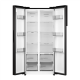Midea Refrigerator | MDRS619FIE45 | Energy efficiency class Class E | Free standing | Height 177.5 cm | Side by Side | No Frost system | Fridge net capacity 271 L | Freezer net capacity 189 L | Display | 41 dB | Dark inox